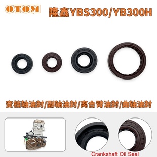 隆鑫发动机YBS300YB300H变档轴油封 副轴油封 离合臂油封曲轴油封