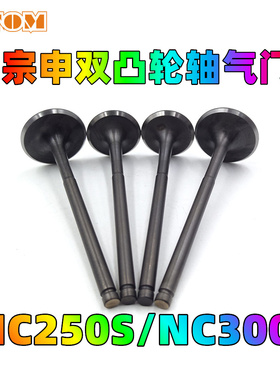 越野摩托车宗申双凸轮轴 NC250S/NC300S 水冷发动机进气门 排气门