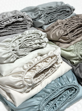 微瑕 超舒服竹纤维床笠 100bamboo夏天冰凉爽丝滑1.5米1.8床垫套