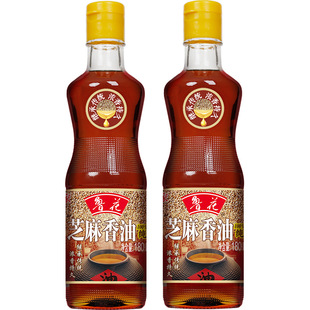 【鲁花正品】鲁花芝麻香油180ML*2瓶凉拌调味香油