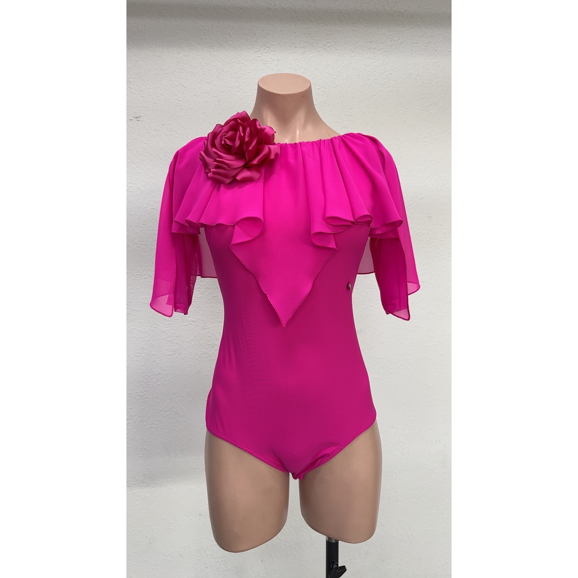 懒猫onue高端定制【MM188】摩登舞服上衣夏季新款国标训练舞衣女