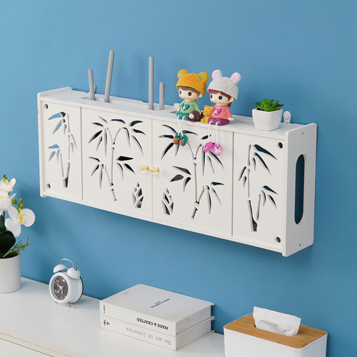 无线wifi路由器收纳盒免打孔