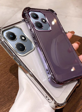 四角气囊防摔适用传音infinix hot30play手机壳透明Transsion hot30play外壳软全包保护套网红纯色简约男女款