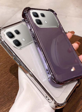四角气囊防摔适用传音infinix note60pro手机壳透明X6878保护套软ins风全包软壳tpu硅胶个性网红可爱情侣女款