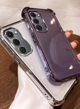 四角防摔适用传音TECNO SPARK 40 Pro+手机壳spark40pro+外壳透明简约ins风全包软壳tpu硅胶个性网红可爱情侣