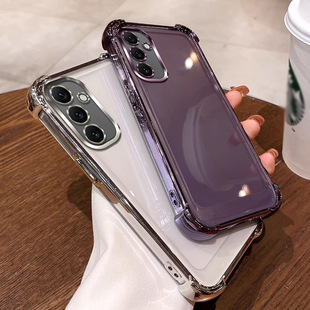 网红可爱情侣女款 四角气囊防摔适用三星A54手机壳5g透明Galaxy A54保护套.外壳简约ins风全包软壳tpu硅胶个性
