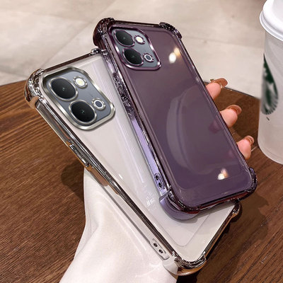 四角气囊防摔适用vivoy500i手机壳透明y500i保护套男女V2531A外壳ins风全包软壳tpu硅胶个性网红可爱情侣女款