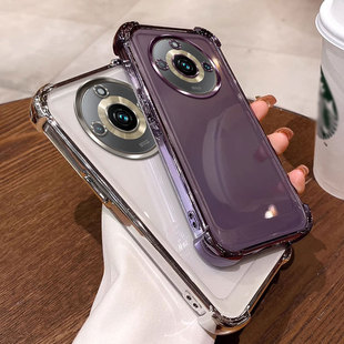 四角气囊适用realme真我11手机壳5g透明realme 网红可爱情侣 11软套RMX3751防摔简约ins风全包软壳tpu硅胶个性