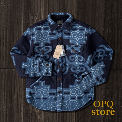 【羊毛混纺】Studio D'artisan 小猪 日产 羊毛 衬衫 夹克 SP-106