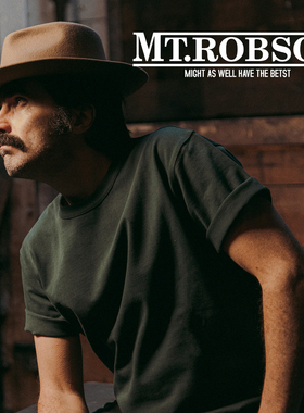 MT.Robson 重磅精梳棉 T恤短袖美式复古Tee 360g 11.2oz MTROBSON