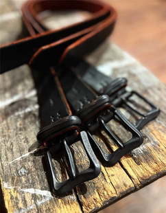 【茶芯皮】VINTAGE WORKS日产手工复古皮带DH5675MK-2限定款黑漆