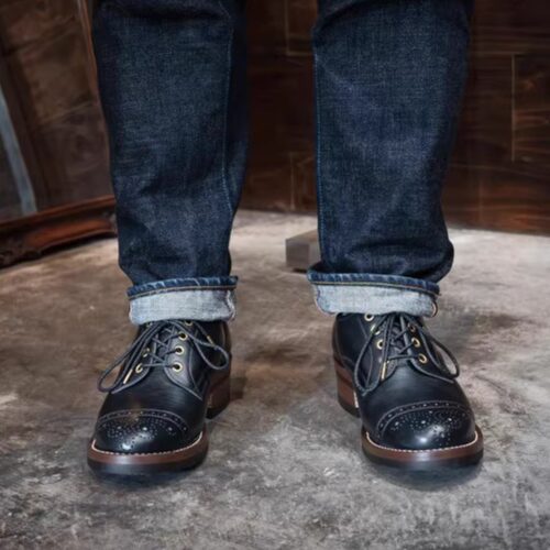 【国内现货】Zerrows 马鞍皮牛皮 日本 工装靴 手工靴 低帮