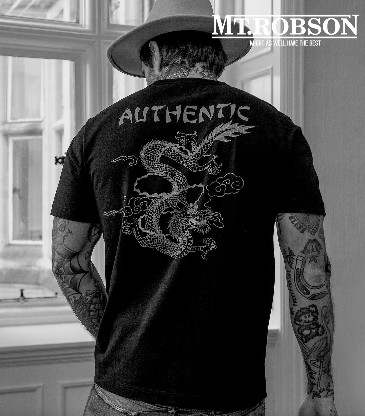 限定款-MTROBSON重磅精梳棉T恤短袖美式复古Tee9.5oz MT.ROBSON