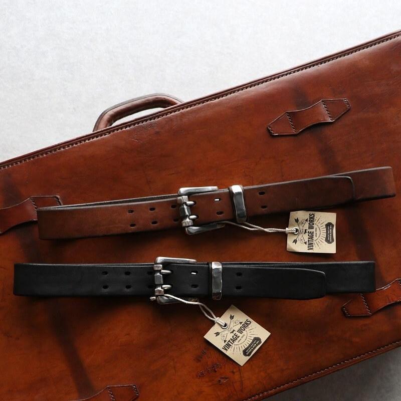 【国内现货】日产高端手工牛皮带