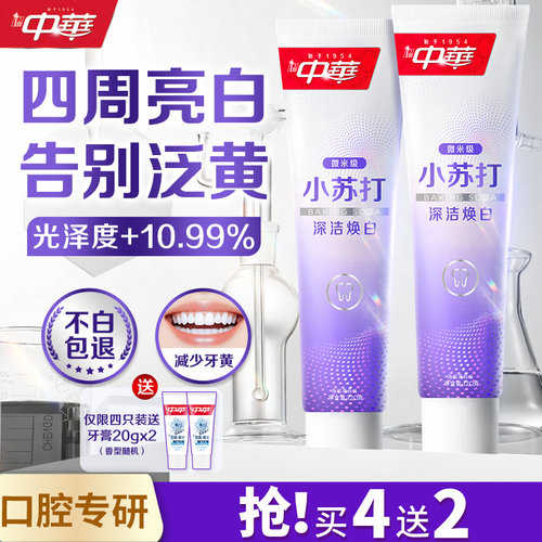 中华小苏打海盐薄荷味牙膏