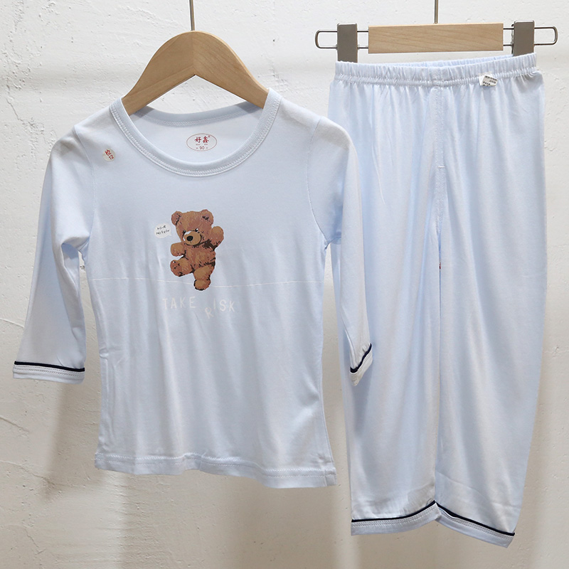 好鑫宝宝空调服儿童睡衣夏季90码