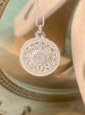 纯银八宝罗盘转运套链