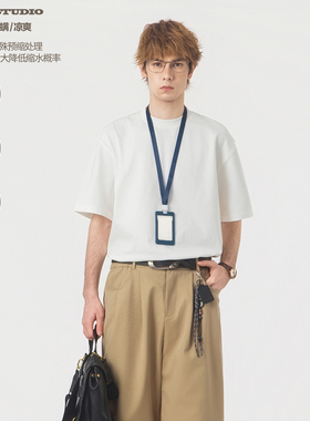 ASOT 26S双纱7A抗菌防螨虫小领口短袖圆领T恤男内搭打底衫上衣女