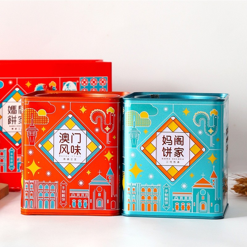 妈阁饼家海苔凤凰鸡蛋卷与腰果可可脆片年货伴手礼下午茶点心零食