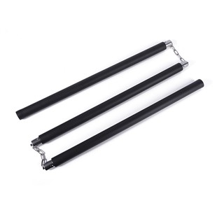 三截棍白蜡杆木质海绵防身梢子棍连枷棍表演盘龙棍武术棍三节棍