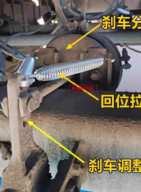 富华桥BPW桥刹车调整臂回位簧