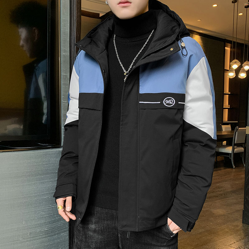 Cotton padded jacket youth men's coat new short cotton jacket fashion brand bread and down cotton clothing winter wear in 2020