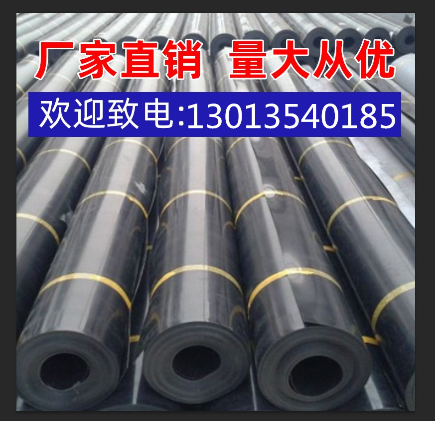 黑色HDPE鱼塘防渗膜土工布