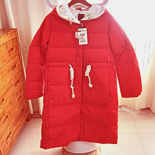 78C81A691W 宽松显瘦白鸭绒正品 维伊羽绒服女中长款 时尚