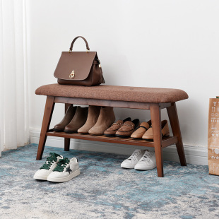 换鞋 欧式 凳鞋 架简约试鞋 凳 新款 凳多功能门厅穿鞋 实木可坐式