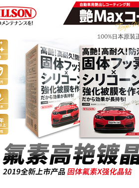 WILLSON威颂 氟素高艳镀晶套装 新品纳米有机二氧化硅新汽车漆面