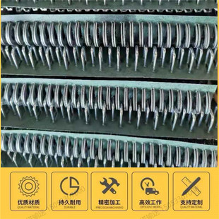 T10高强度错位输送带皮带扣 六钉皮带扣 矿用运输带连接扣V6 四钉