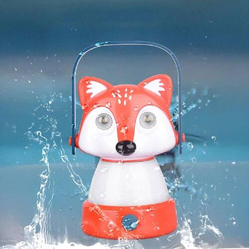 Kids LED Lantern Waterproof Cute Animal Flashlight Camping