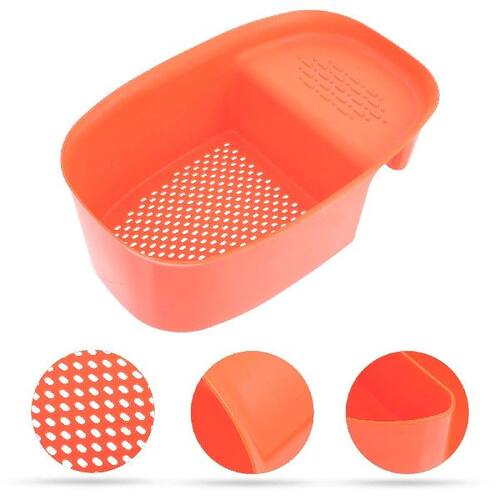 1Pcs Sink Drain Basket Plastic Kitchen Sink Colander