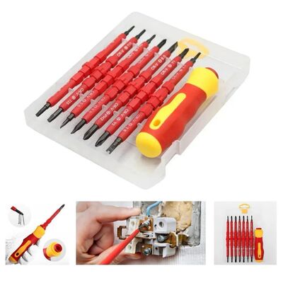 1Set 14 In 1 VDE Insulated Screwdriver Set Magnetic Bits