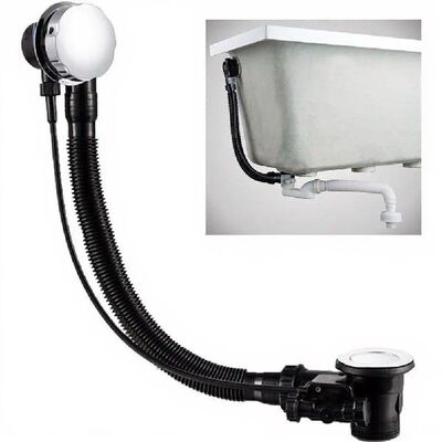 Brass Bath Waste Kit with Overflow Function and Integrated