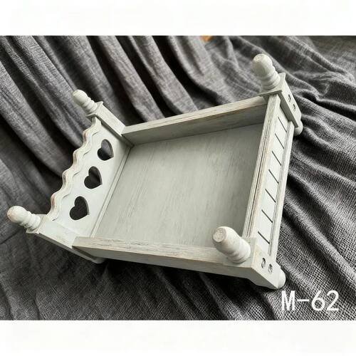 Assembled Small Wooden Bed Newborn Photography Props Studio