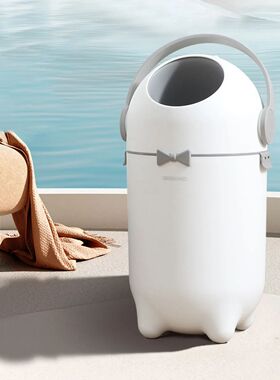 Diaper Trash Can Garbage Container Bin with Lid for Office
