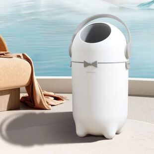 Diaper Trash Can Garbage Container Bin with Lid for Office