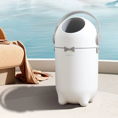 Diaper Trash Can Garbage Container Bin with Lid for Office