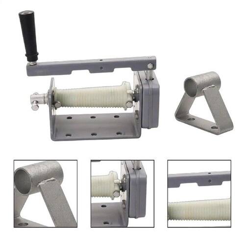 Versatile Hand Crank Winch Sturdy Greenhouse Film Roller