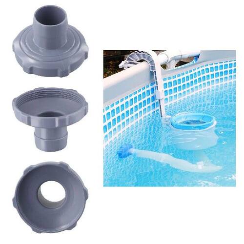 Gray Wavy Pool Skimmer Hose With Adapter 25016 11238 For