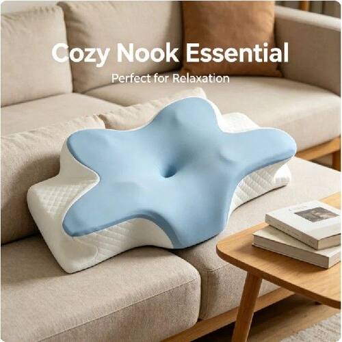 Butterfly Pillow Slow Rebound Memory Cotton Summer Cooling