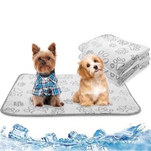 2Pcs Cooling Training Pee Pet Summer Mat Sleeping Dog Bed
