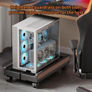 with Stand Tower Caster Wheels Computer