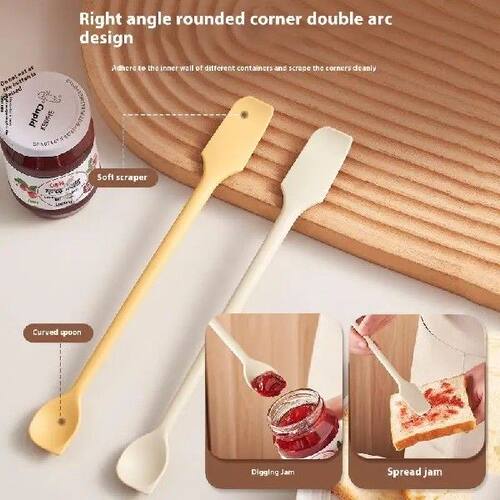 2Pcs/set 2 In 1 Double Head Mini Silicone Spatulas With