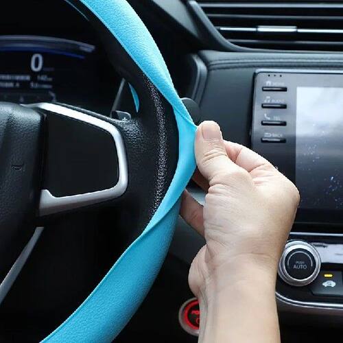 Ultra-thin Anti-slip Car Steering Wheel Protective Cover,