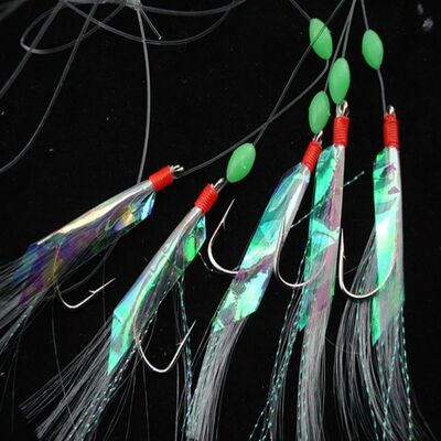 5 Pcs/Set Multi-Color Soft Silverskin Fishing Lure Set