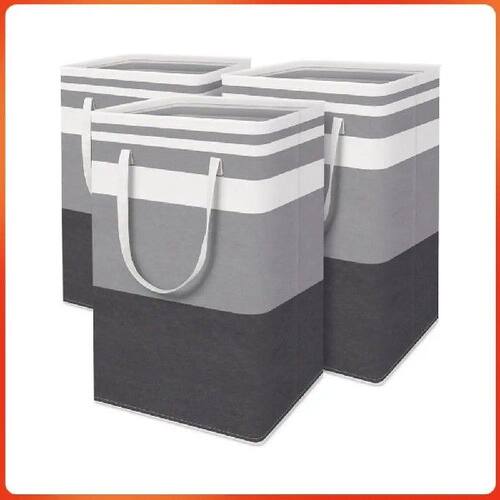 Foldable Laundry Storage Basket Large Capacity Fabric