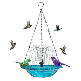 Hangable Baths Bird For Bowl Fountain Shower Solar