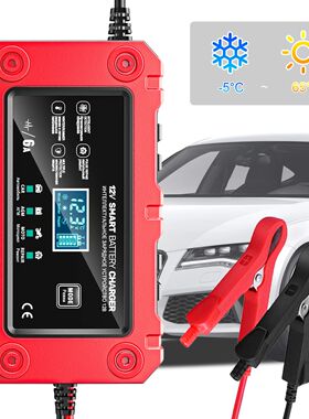 6A 12V Car Battery Charger Battery Maintainer Trickle